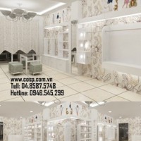 Thiết kế cửa hàng thời trang trẻ em Tuyết Chi